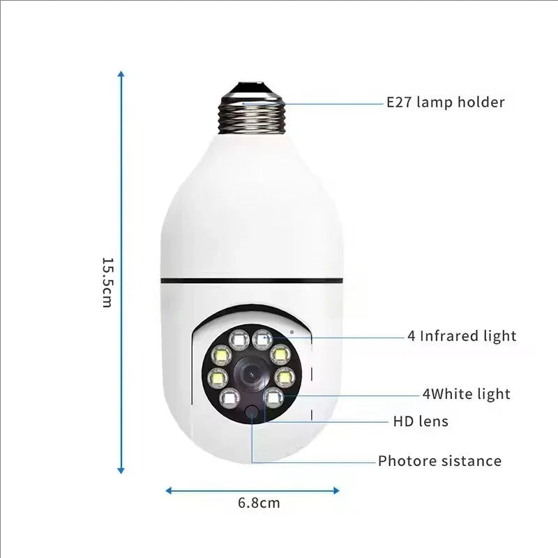 Bulb Surveillance Camera Anti-theft Security Camera