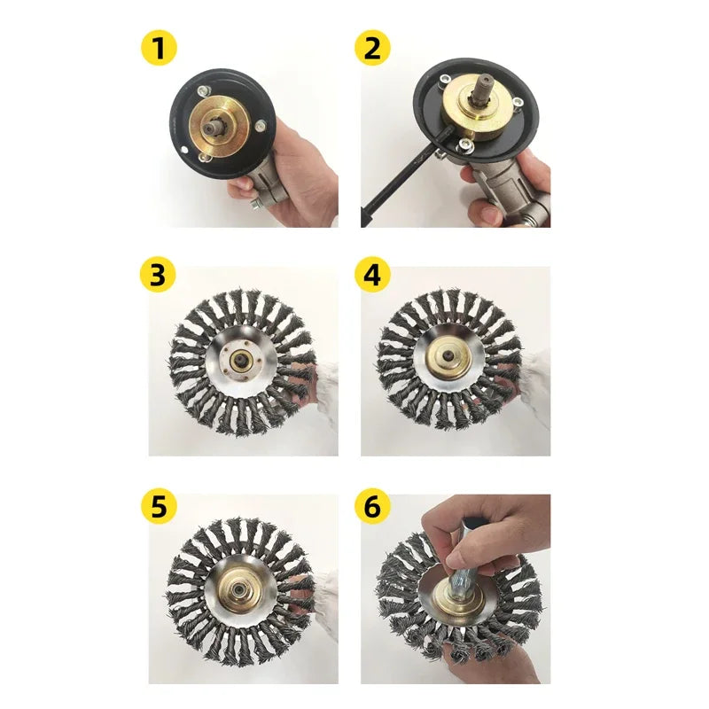 6/8 inch weed brush cutter head