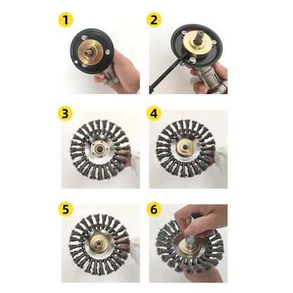 6/8 inch weed brush cutter head