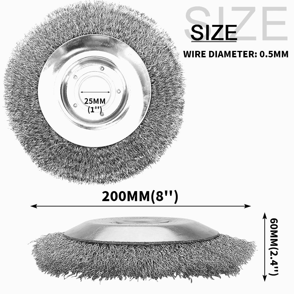 8 Inch Steel Wire Brush