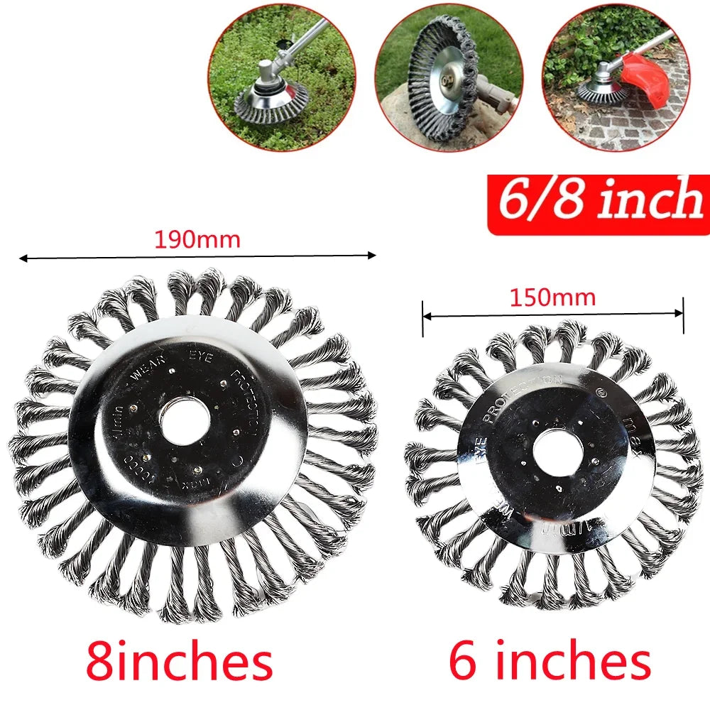 6/8 inch weed brush cutter head
